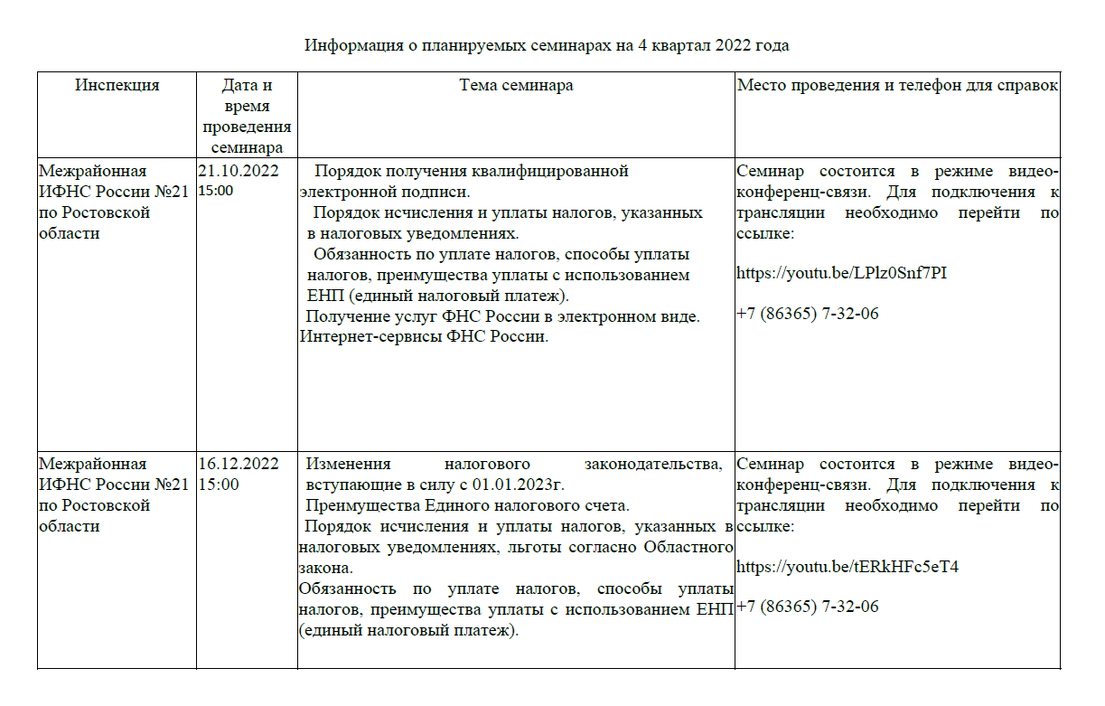 Межрайонная ИФНС России №21 информирует | Новости | МФЦ Тарасовского района  | Главная | МФЦ Портал